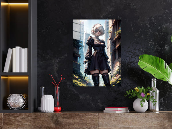 Nier Automata 2B Metal Poster 686