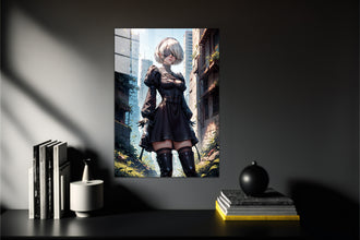 Nier Automata 2B Metal Poster 686