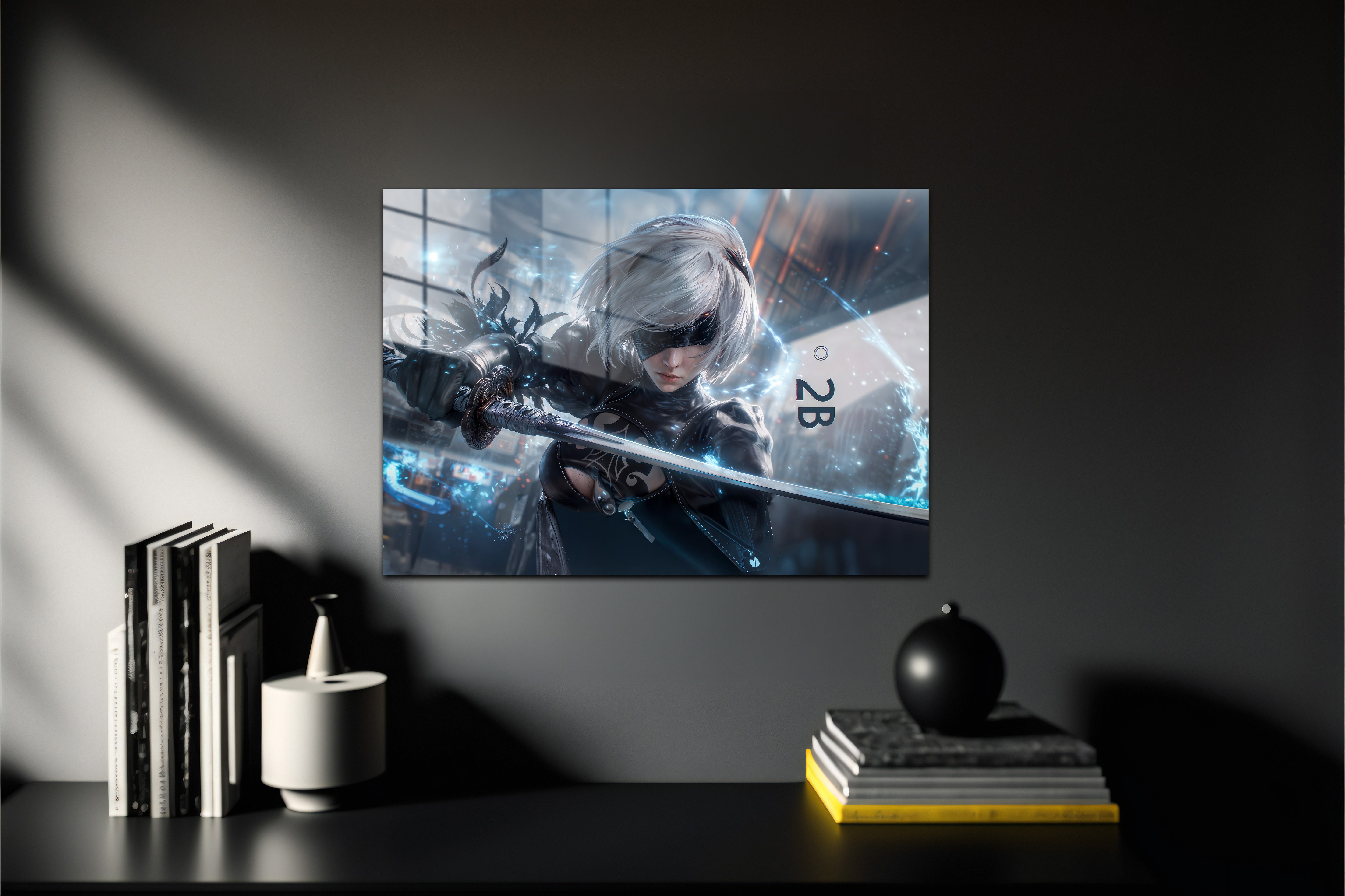 Nier Automata 2B Metal Poster 690