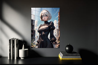 Nier Automata 2B Metal Poster 691