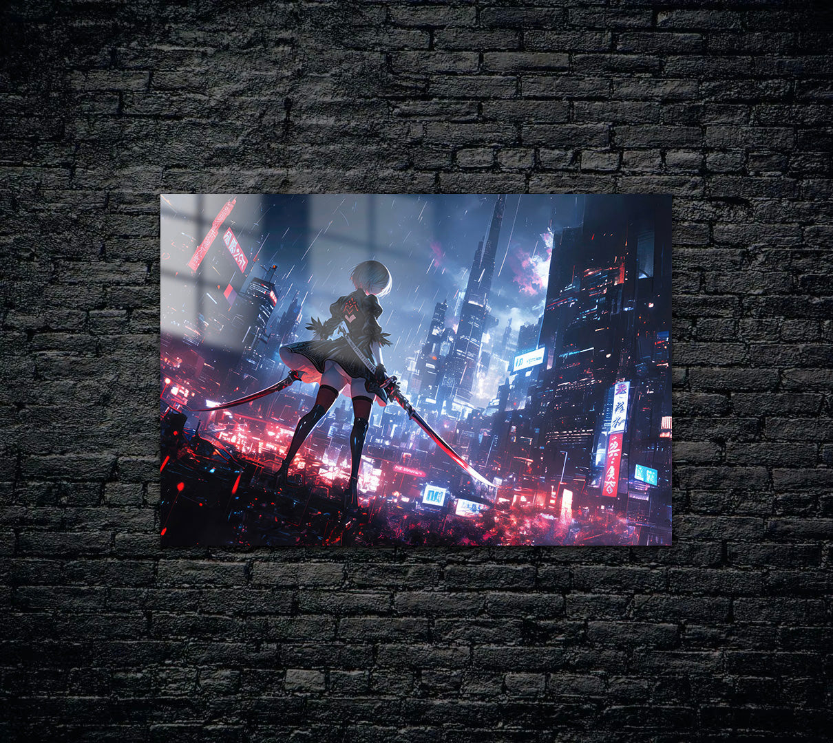 Nier Automata 2B Metal Poster 694