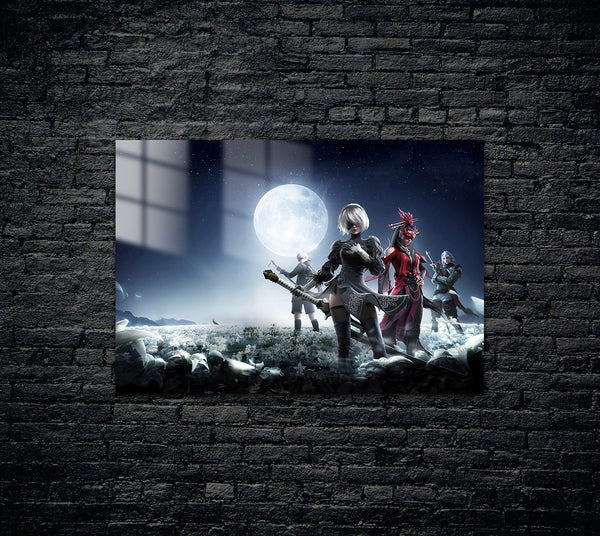 Nier Automata 2B Metal Poster 695