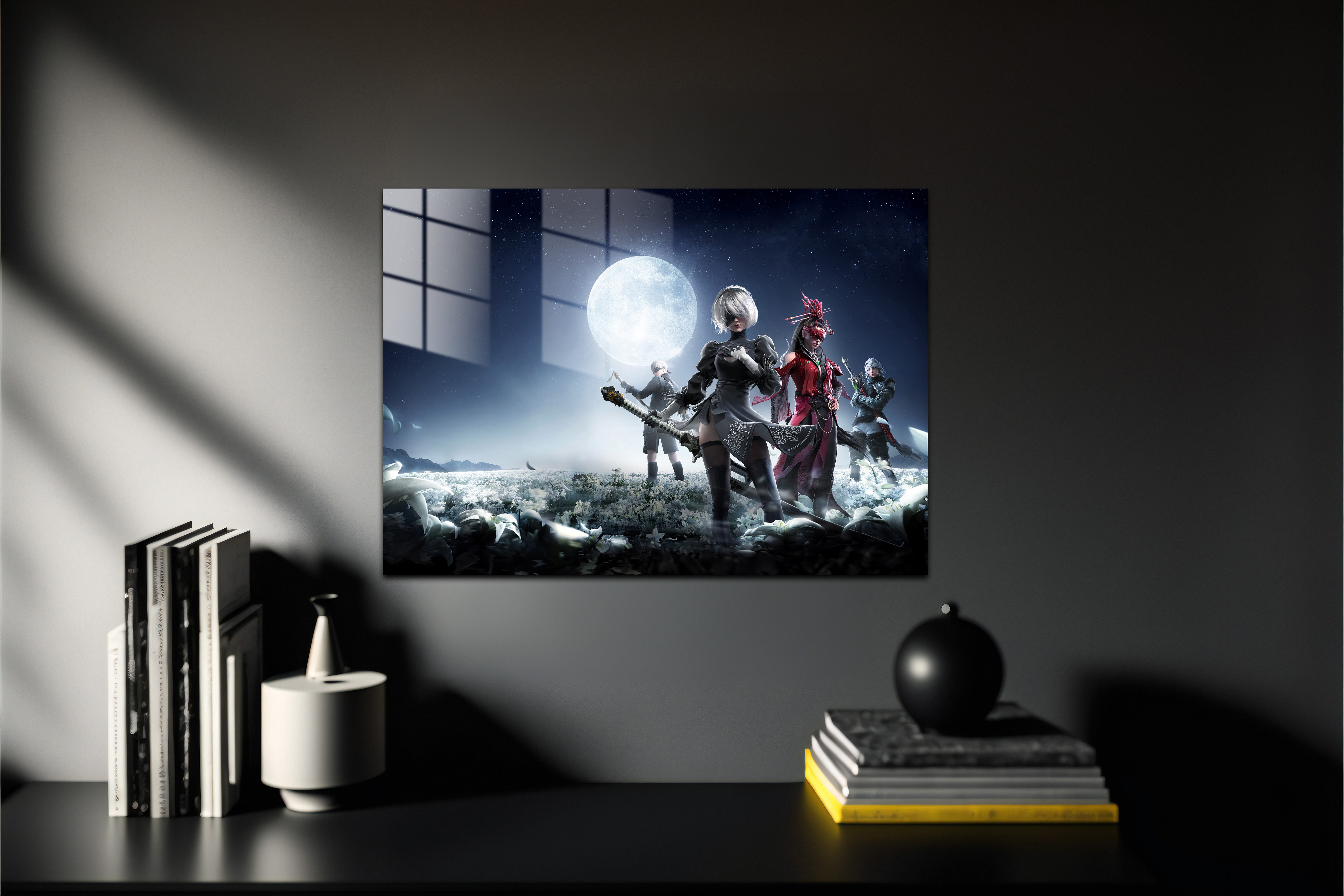 Nier Automata 2B Metal Poster 695