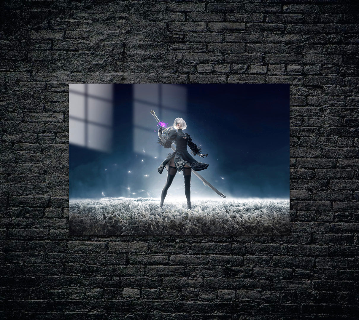 Nier Automata 2B Metal Poster 696