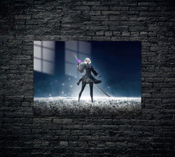 Nier Automata 2B Metal Poster 696