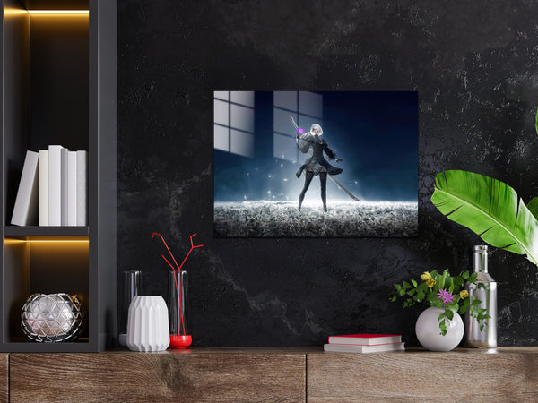 Nier Automata 2B Metal Poster 696
