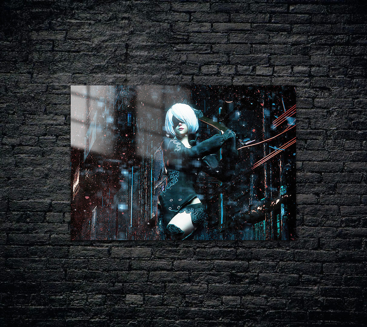 Nier Automata 2B Metal Poster 697