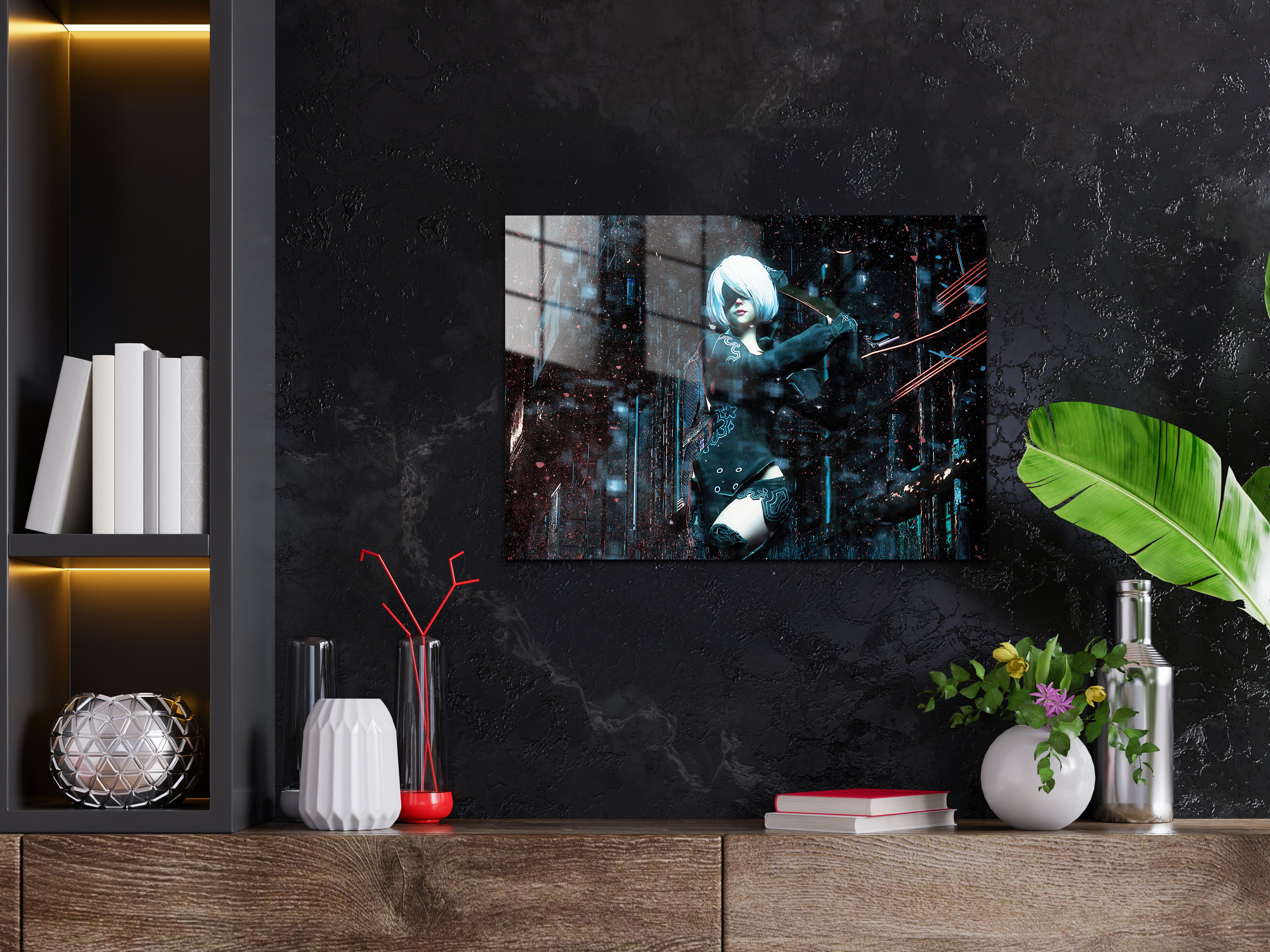 Nier Automata 2B Metal Poster 697