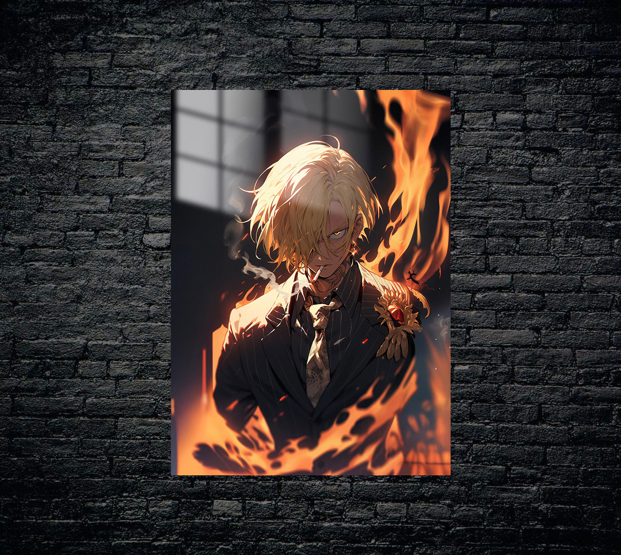 One Piece Sanji Crossover Metal Poster 700