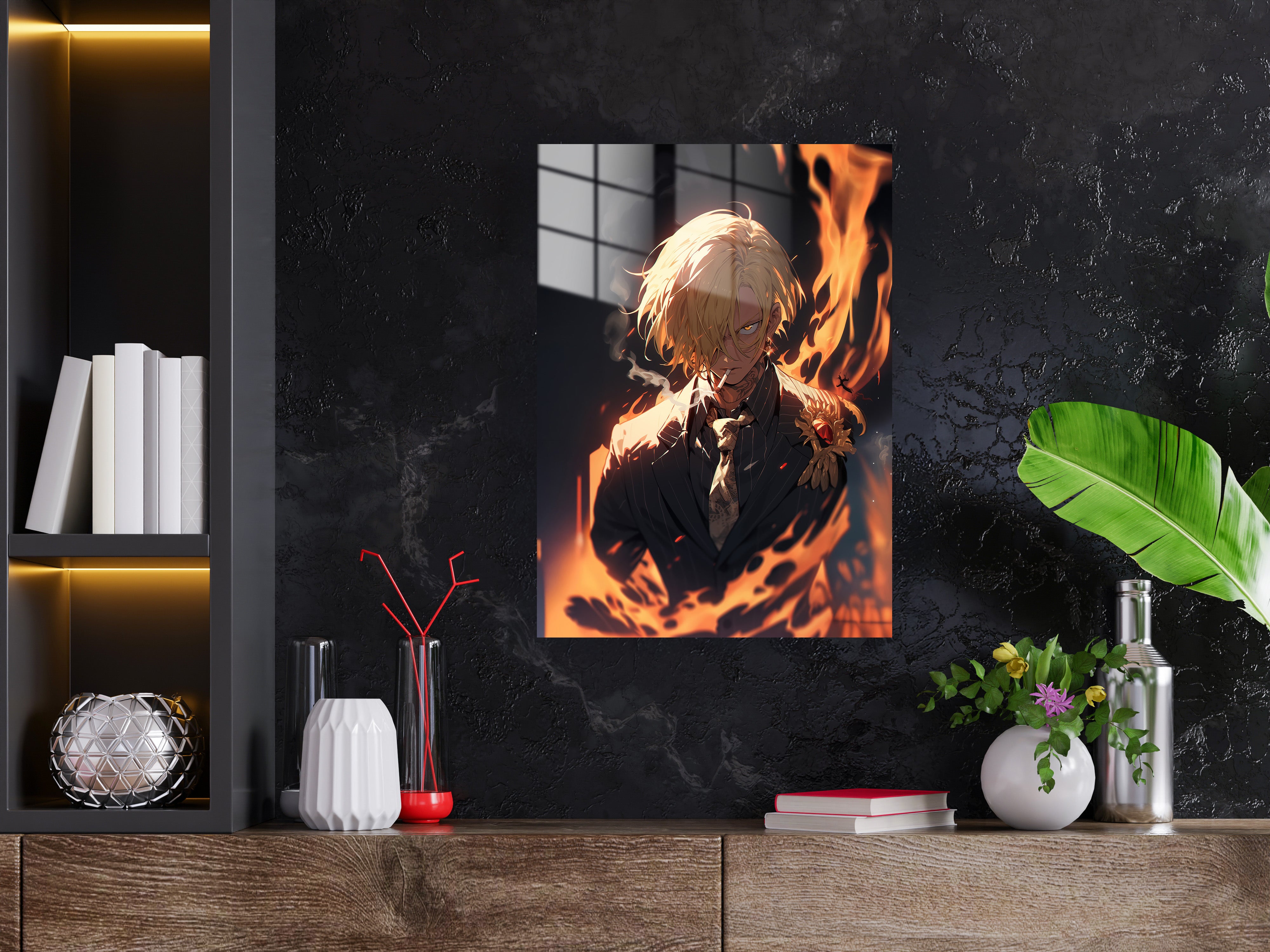 One Piece Sanji Crossover Metal Poster 700