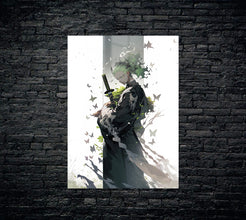 One Piece Zoro Crossover Metal Poster 707