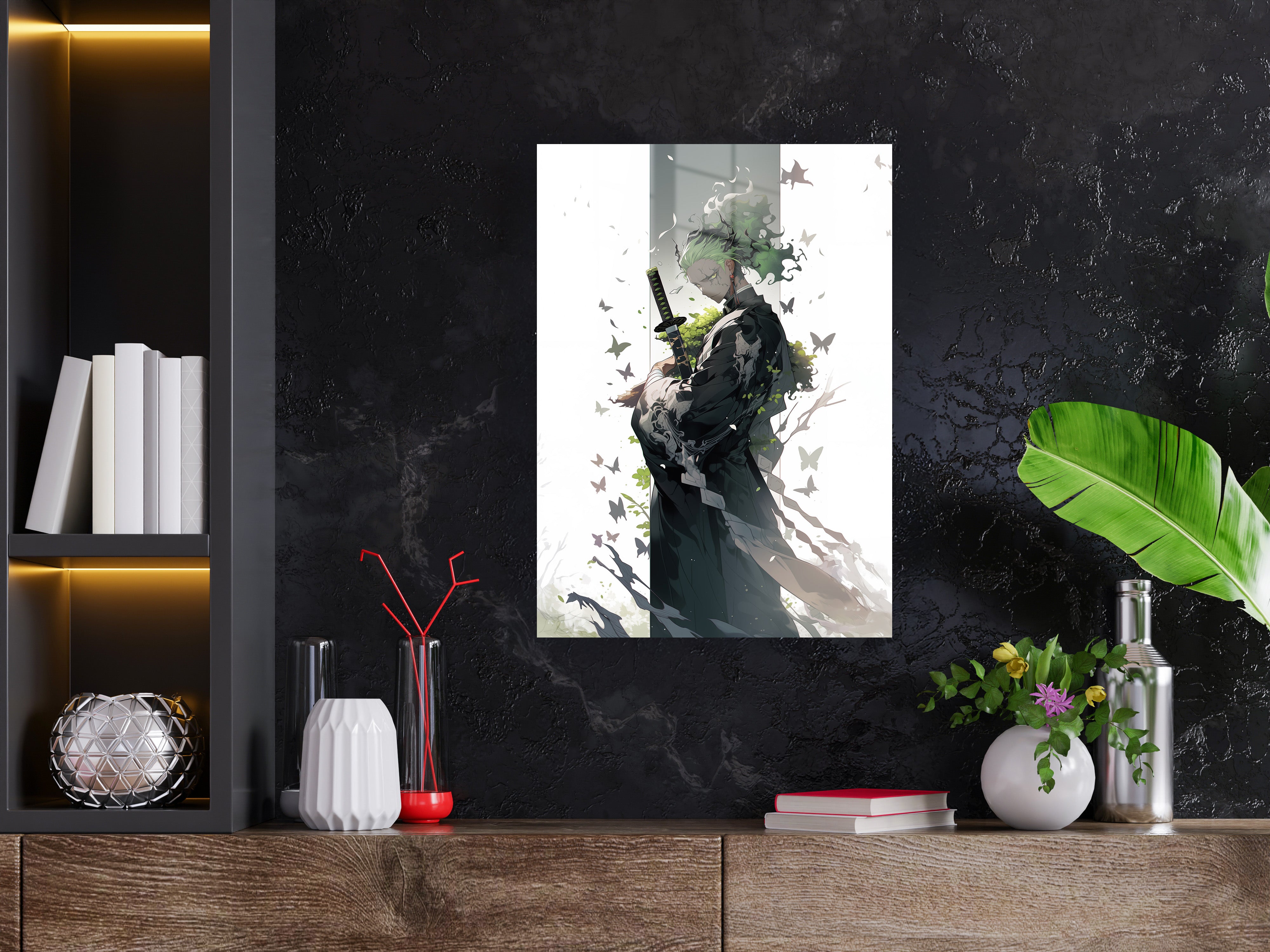 One Piece Zoro Crossover Metal Poster 707