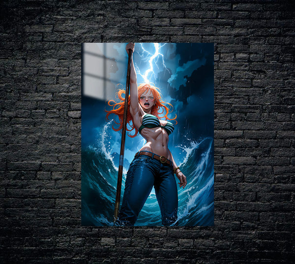 One Piece Nami Metal Poster 698