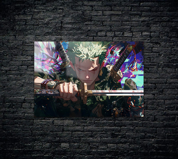 One Piece Zoro Metal Poster 710