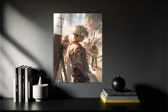One Piece Zoro Crossover Metal Poster 711