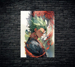 One Piece Zoro Dragon Ball Crossover Metal Poster 713