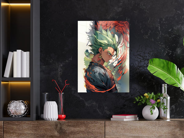 One Piece Zoro Dragon Ball Crossover Metal Poster 713