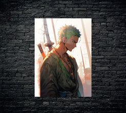 One Piece Zoro Metal Poster 717