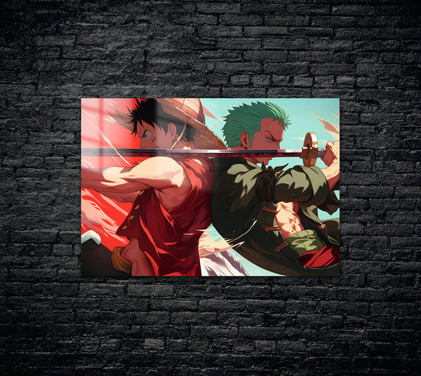 One Piece Zoro Luffy Metal Poster 719