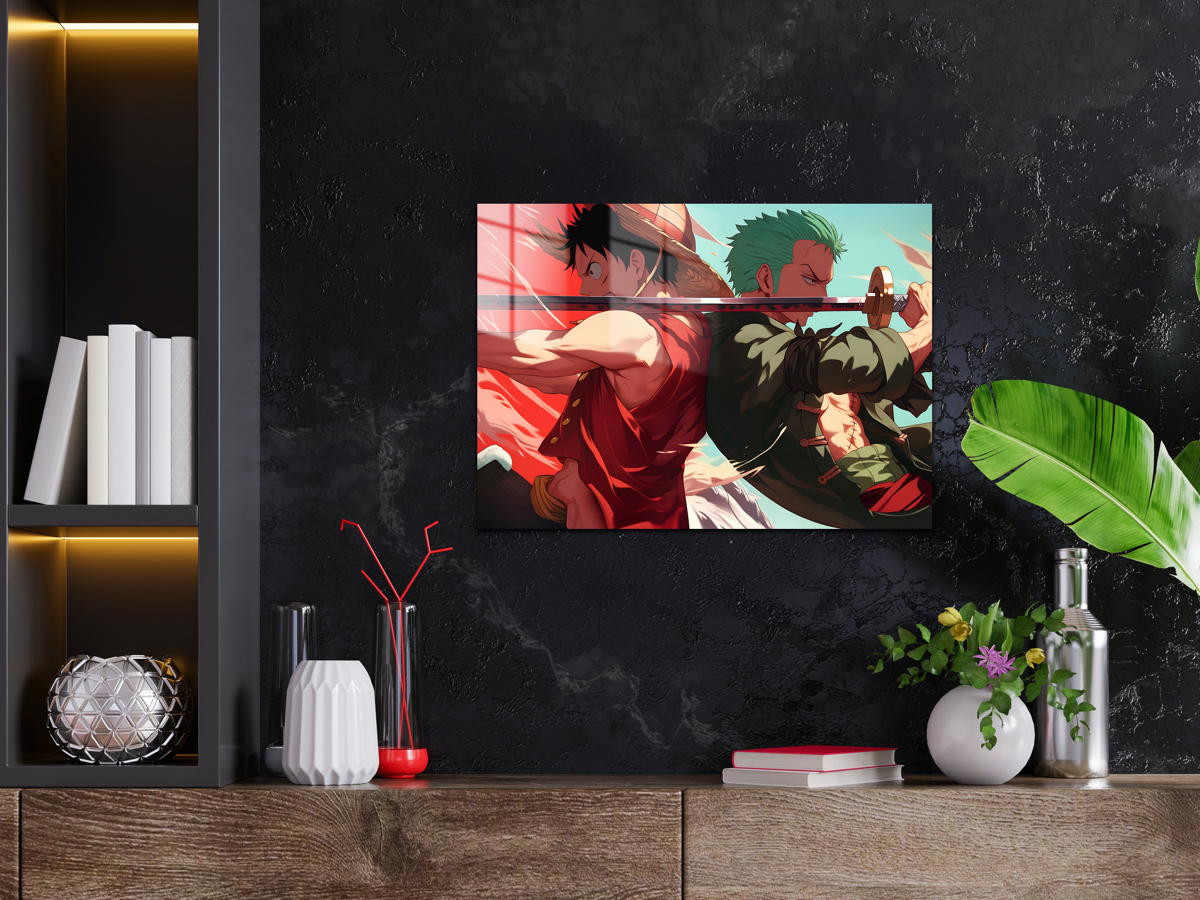 One Piece Zoro Luffy Metal Poster 719