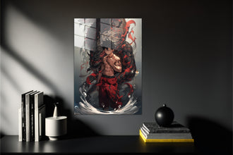 One Piece Luffy Crossover Metal Poster 721