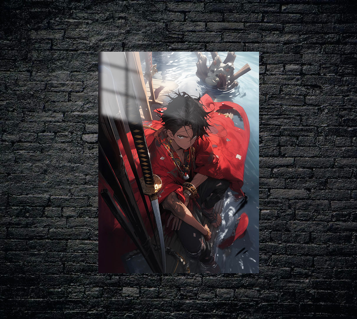 One Piece Luffy Crossover Metal Poster 723