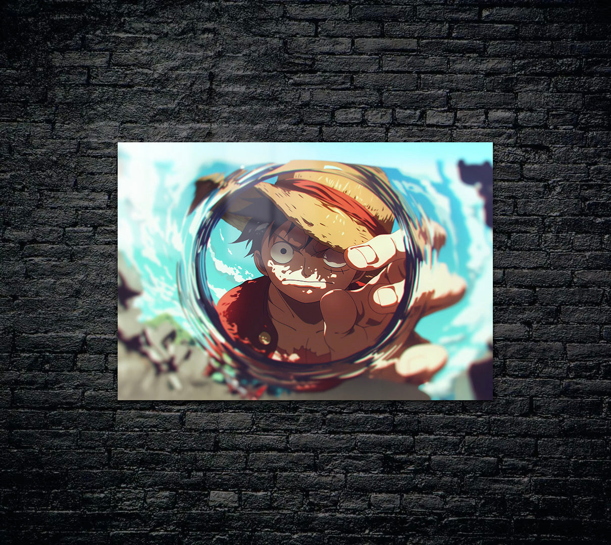 One Piece Luffy Metal Poster 727