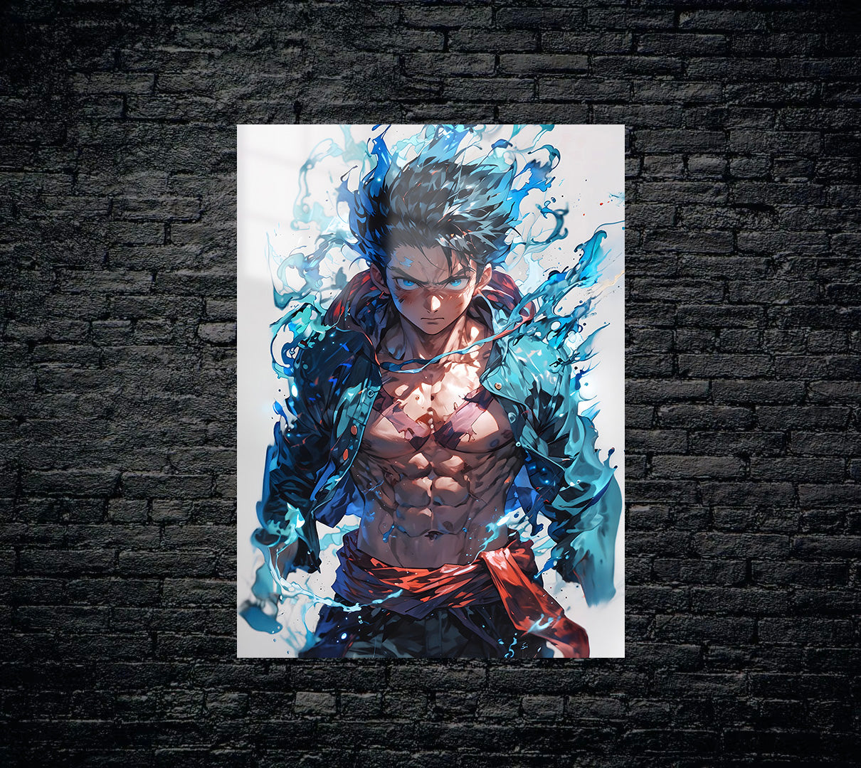 One Piece Luffy Crossover Metal Poster 729