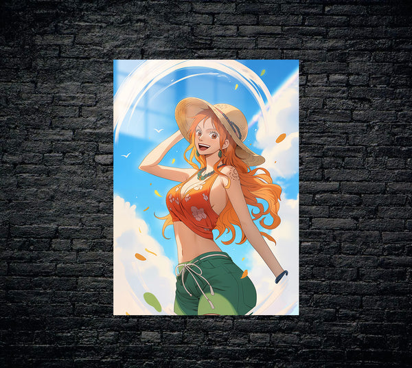 One Piece Nami Metal Poster 720
