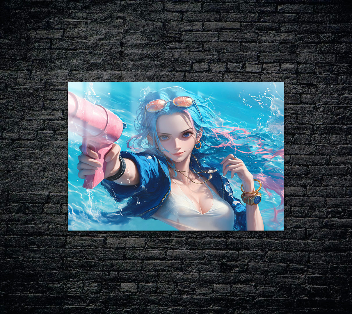 One Piece Nefertari Metal Poster 736