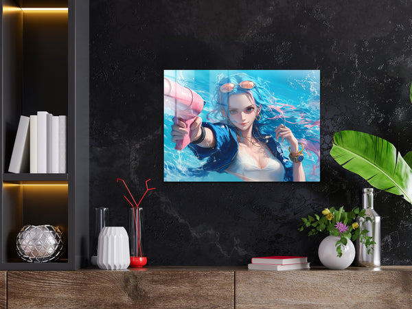 One Piece Nefertari Metal Poster 736