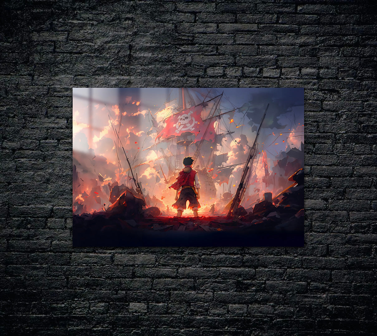 One Piece Luffy Metal Poster 737