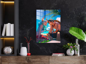 One Piece Yamato Luffy Metal Poster 750