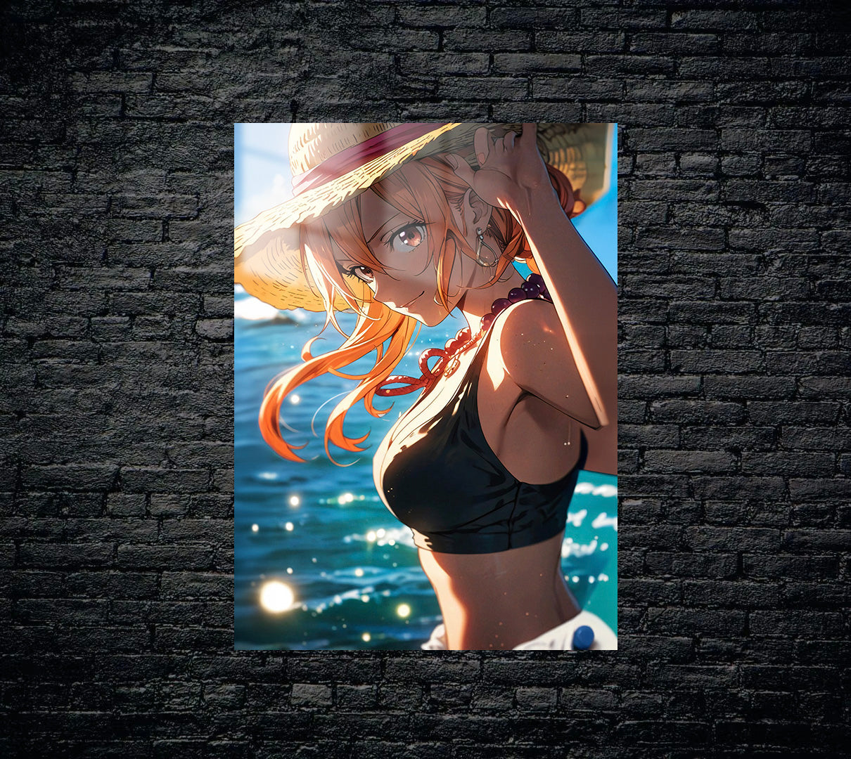 One Piece Nami Metal Poster 751