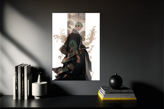 One Piece Zoro Crossover Metal Poster 742