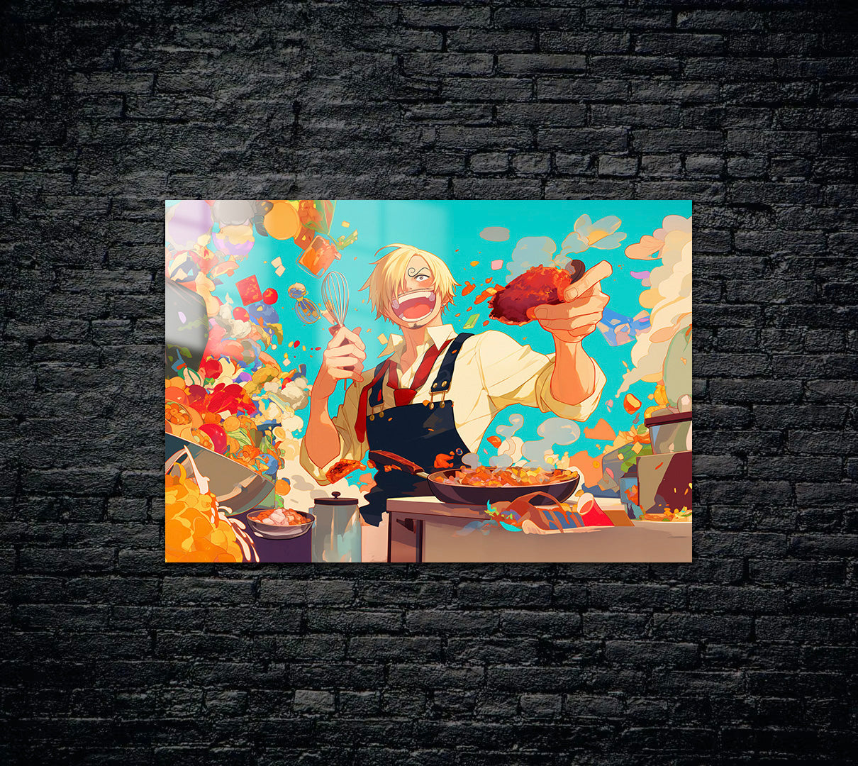 One Piece Sanji Metal Poster 757