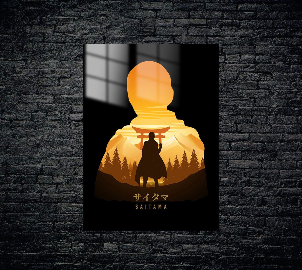 One Punch Man Saitama Metal Poster 761