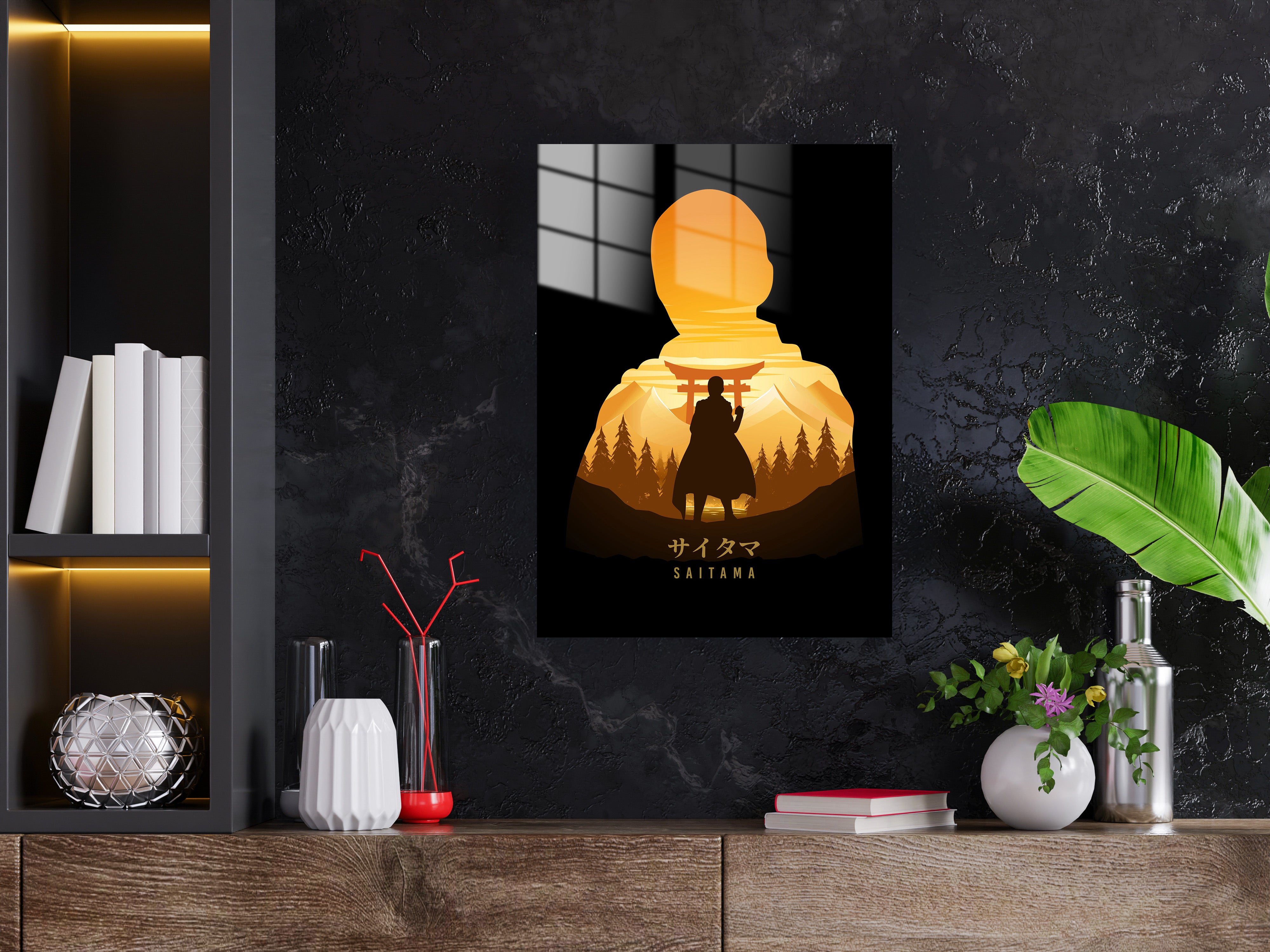 One Punch Man Saitama Metal Poster 761