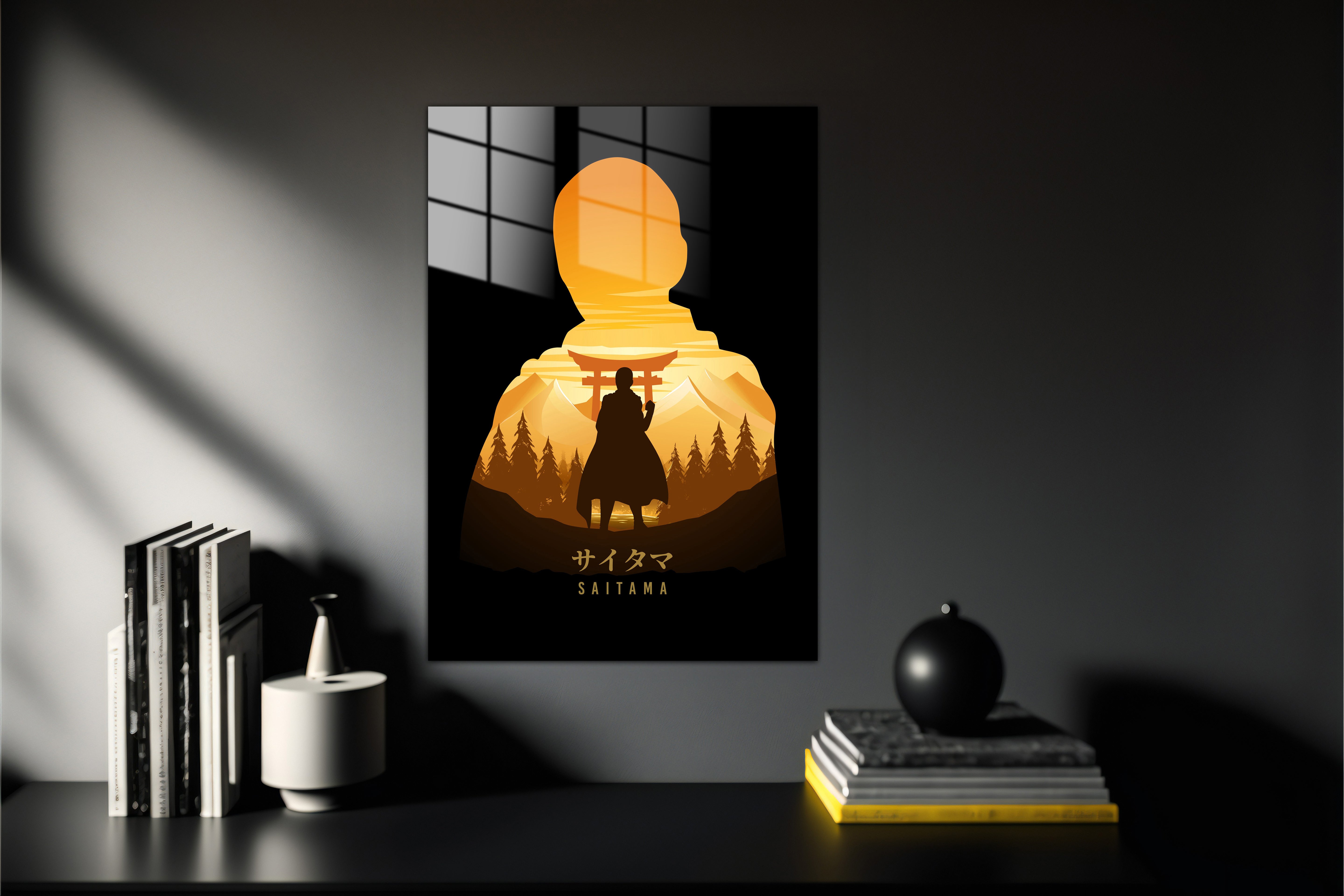 One Punch Man Saitama Metal Poster 761