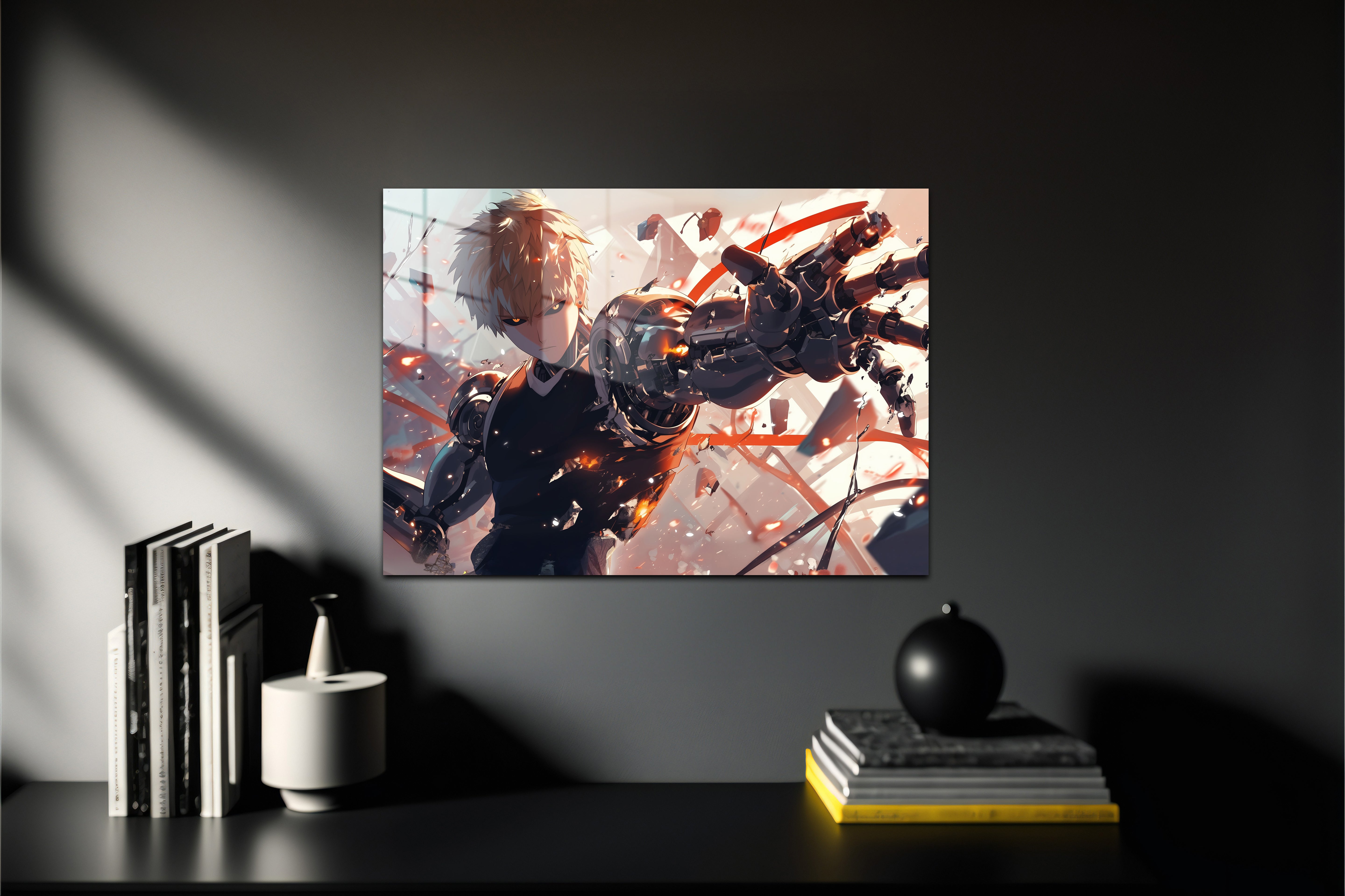 One Punch Man Genos Metal Poster 763