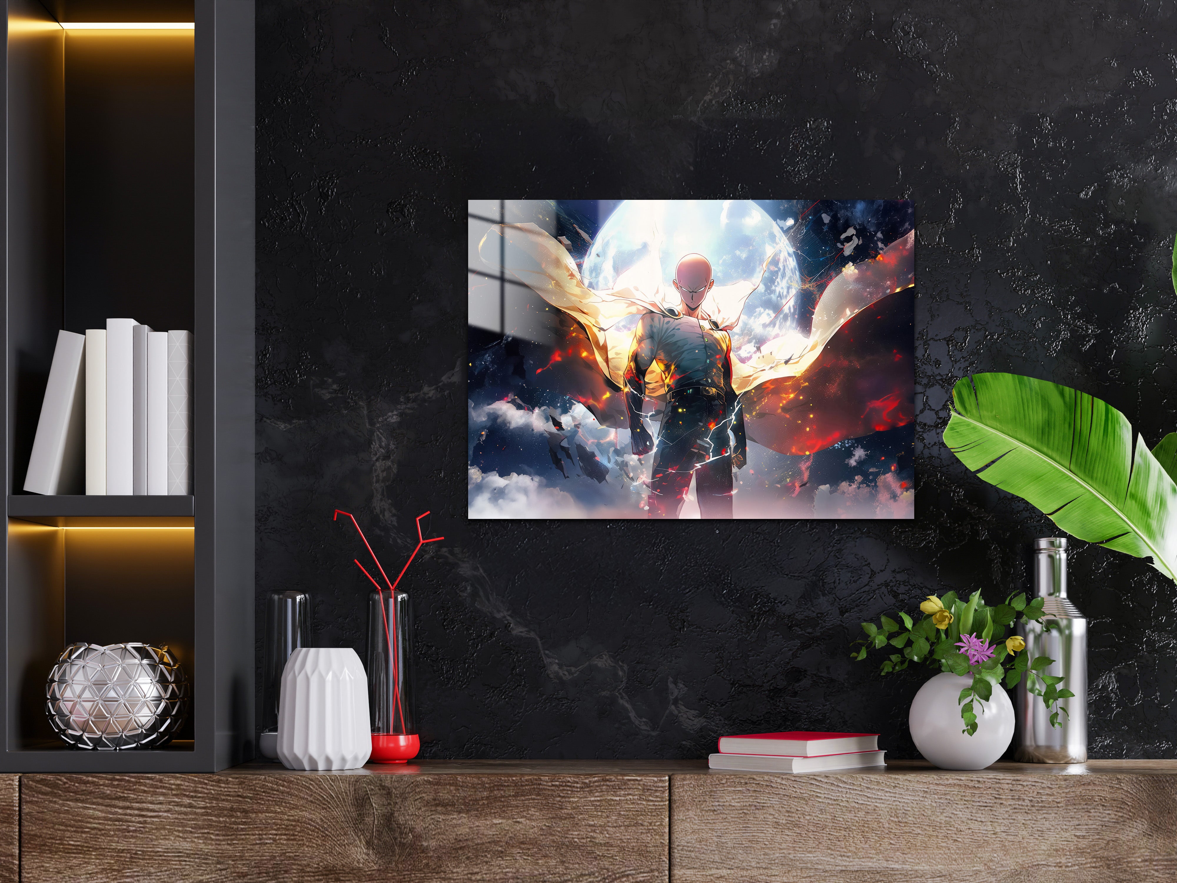 One Punch Man Saitama Metal Poster 764