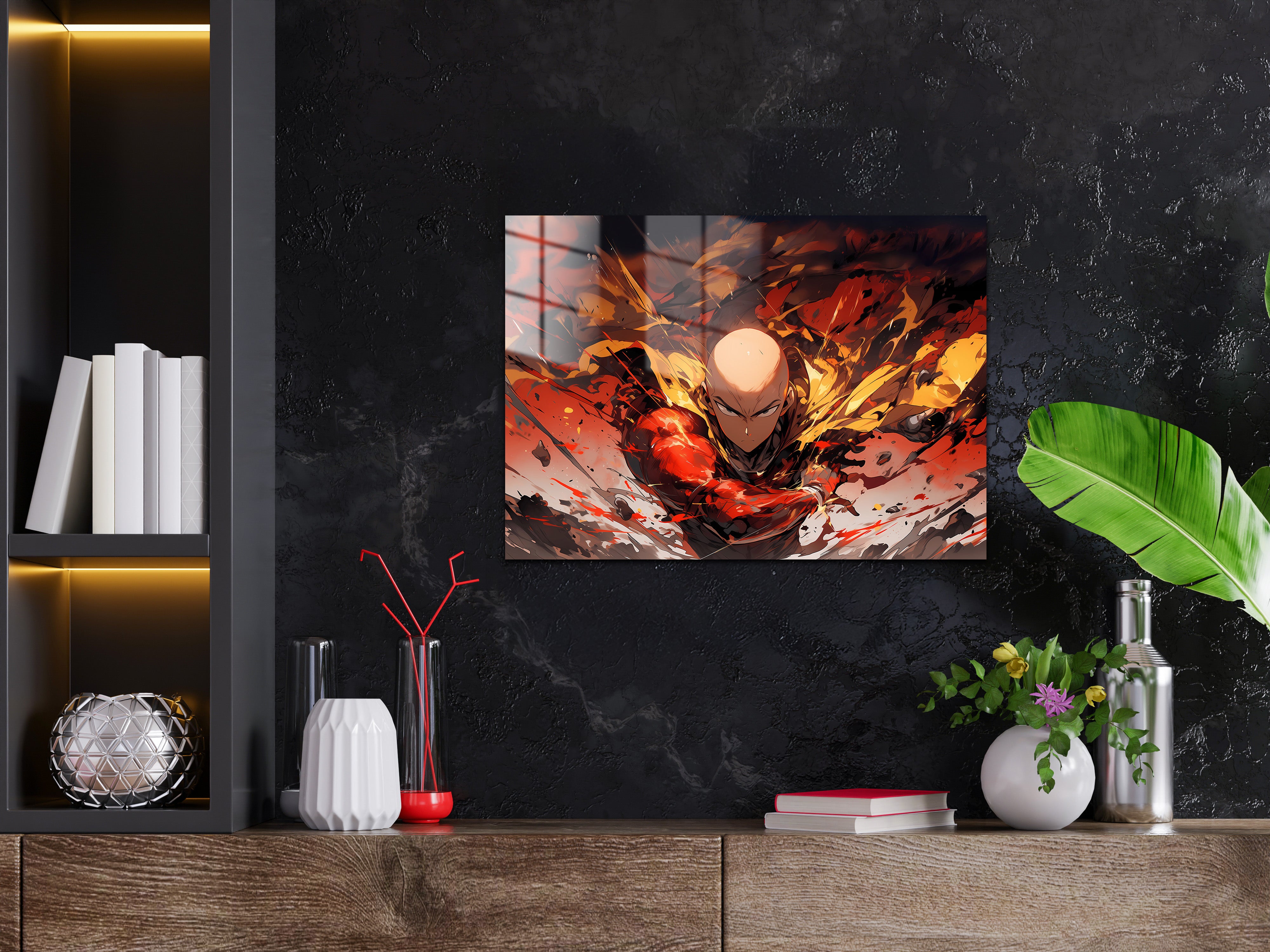 One Punch Man Saitama Metal Poster 766