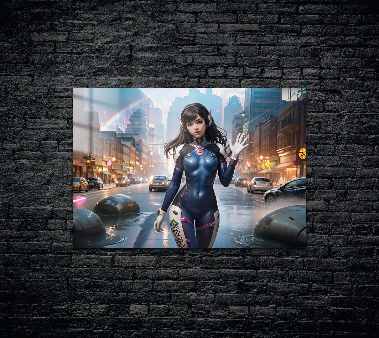 Overwatch Dva Metal Poster 769