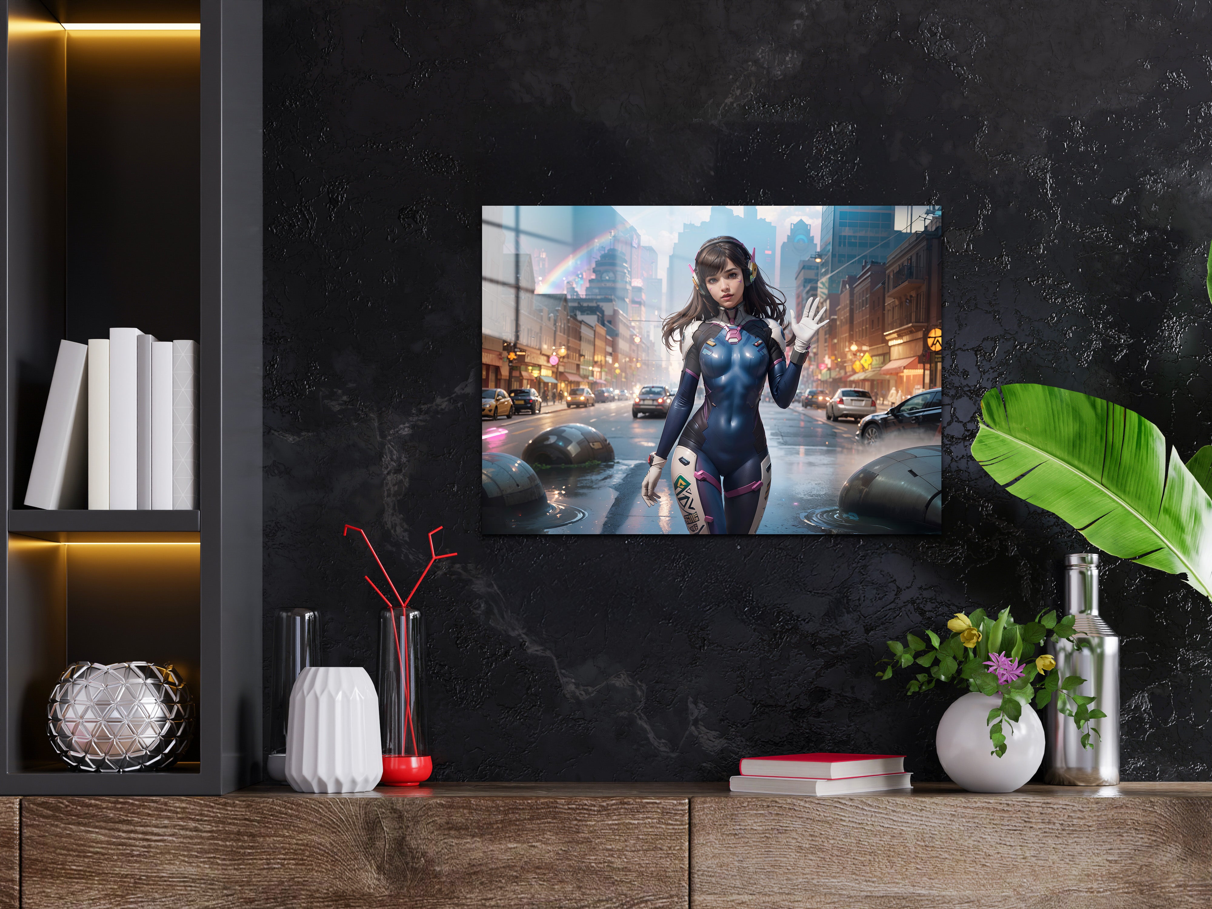 Overwatch Dva Metal Poster 769