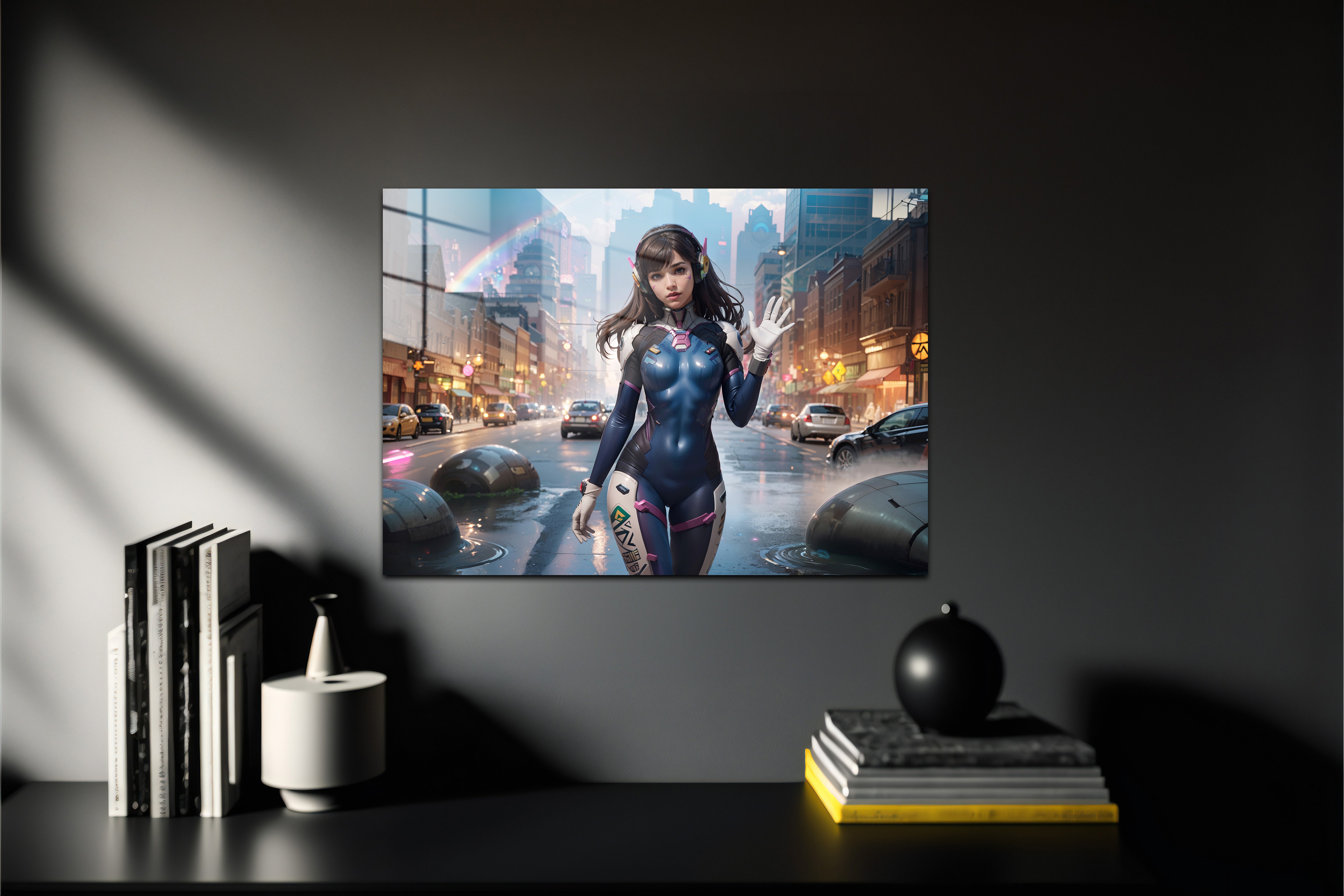 Overwatch Dva Metal Poster 769