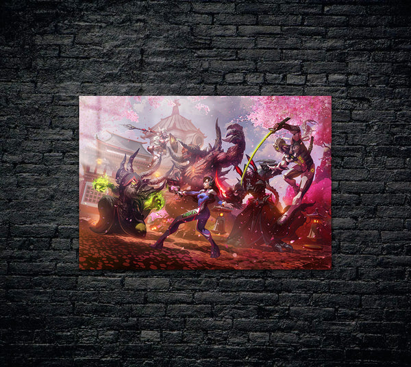 Overwatch Dva Metal Poster 770