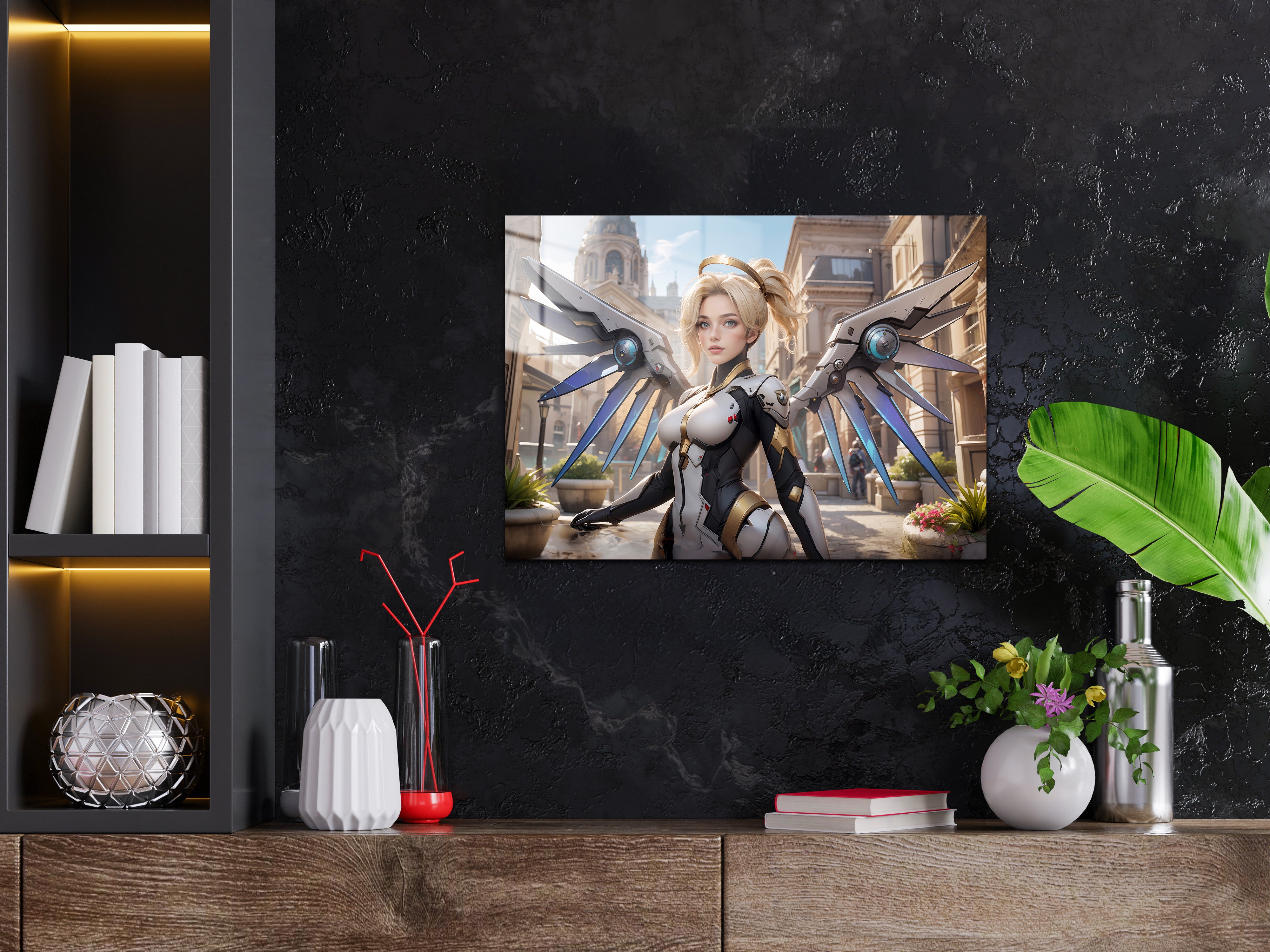 Overwatch Mercy Metal Poster 771