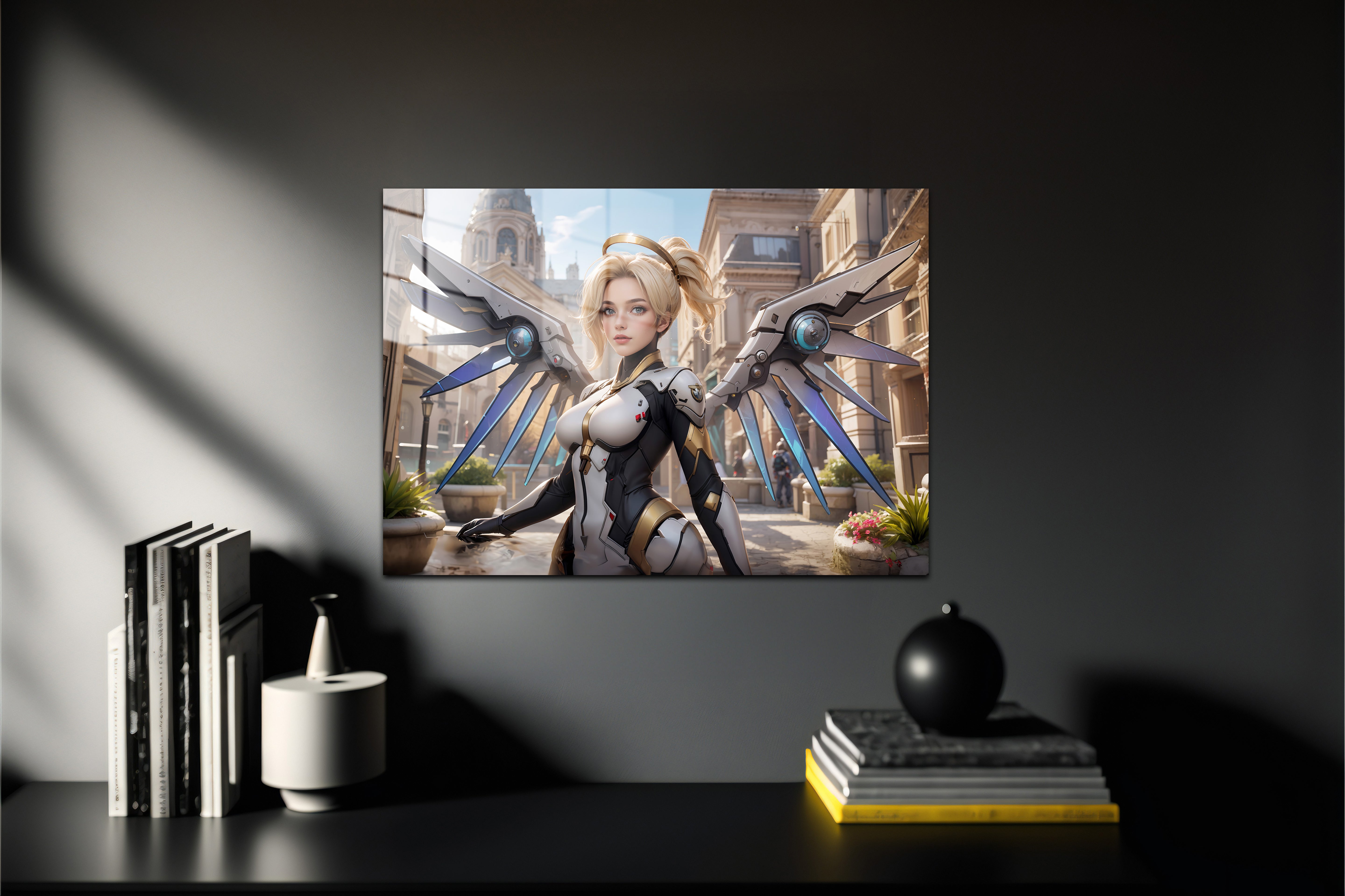 Overwatch Mercy Metal Poster 771