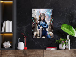 Overwatch Dva Metal Poster 774