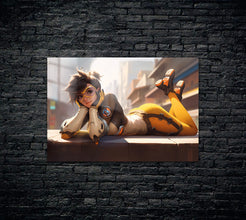 Overwatch Tracer Metal Poster 768